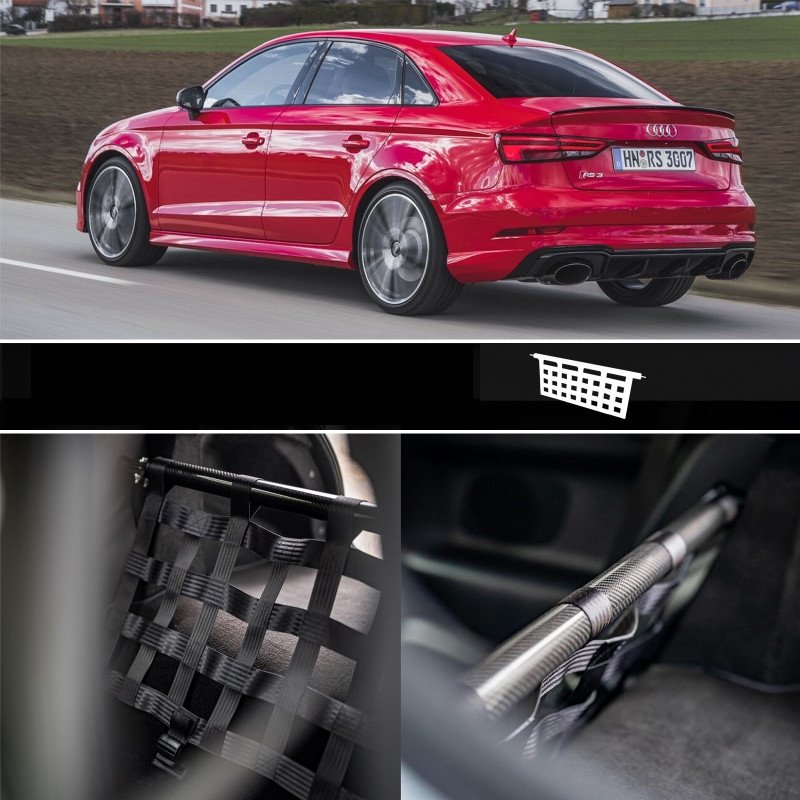 Clubsport Set - Strebe mit Netz für Audi A3 / S3 / RS3 8V2 Limousine